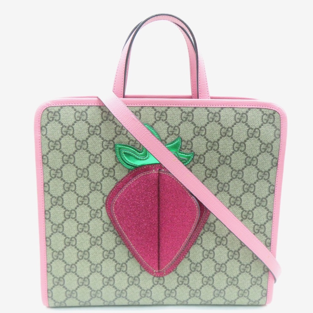 🎀 LIKE NEW 🎀 STRAWBERRY GUCCI PINK CROSSBODY BAG